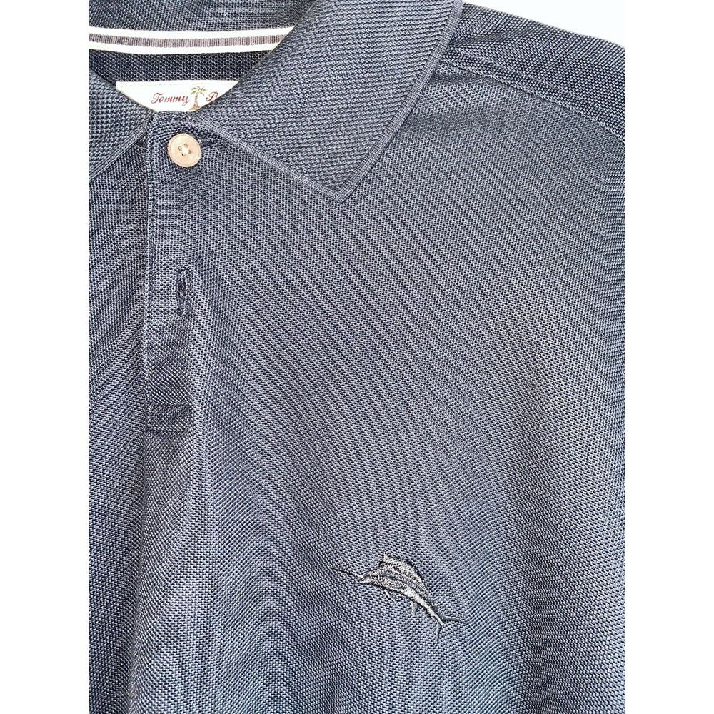 Tommy Bahama Short Sleeve Polo‎ Shirt Men's Size XL Black Collar Golf Button - Picture 4 of 5